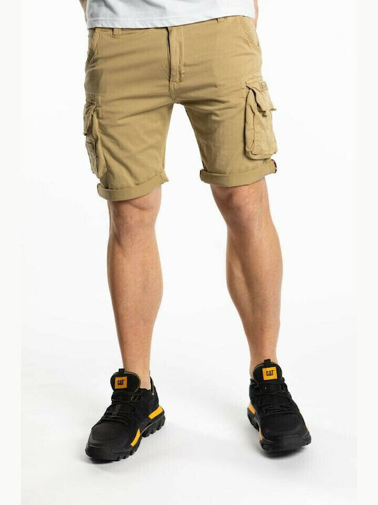 Alpha Industries Ανδρική Βερμούδα Cargo Μπεζ