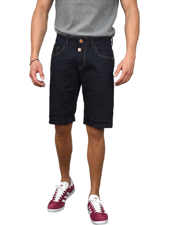 EV0079 Ανδρική Βερμούδα Τζιν Navy Μπλε
