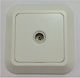 Aliberti Siros 575 TV Antenna Socket Aerial in White color 71.08.08.100