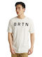 Burton BRTN T-shirt Bărbătesc cu Mânecă Scurtă Alb