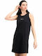 Summer Mini Athletic Sleeveless Black Dress