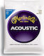Martin The Originals Einstellen Χορδών 80/20 Bronze Akustikgitarrensaiten 13 - 56" Medium