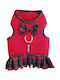 Pet Interest Σαμαράκι Σκύλου Γιλέκο Plaid Mesh Skirt Κόκκινο Large 46 - 65cm