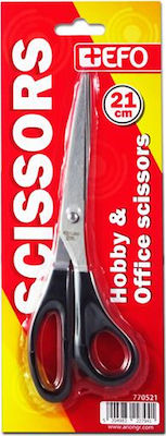 +Efo Scissors 21cm with Metallic Blade Black