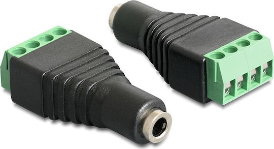 DeLock Ștecher Jack de 3,5 mm feminin Negru (65457)