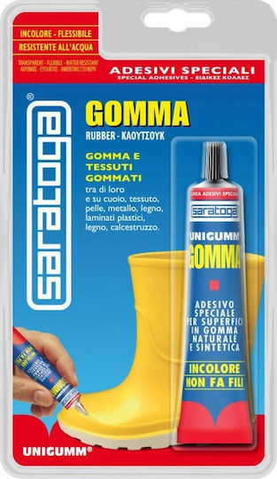 Saratoga Gomma Unigumm Metal Glue Transparent 25ml 02-020-004