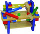 Doly Toys Children's Workbench Wooden Bench With Tools made of Wood