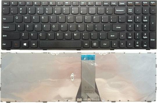 Laptop Keyboard for G50 Z50 B50 G50-70 Z501 G50-45 G50-70AT without Frame and English (US) Layout in Black Color 40056US