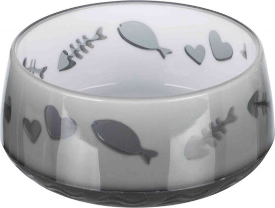 Trixie Lovely Plastic Food & Water Bowl for Cat 300ml 12cm
