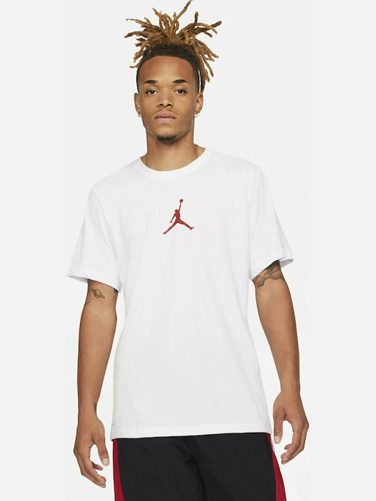 Jordan Jumpman Dri-Fit Спортна тениска Бял