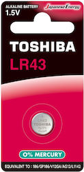 Toshiba Bp-1c Αλκαλική Μπαταρία LR43 1.5V 1τμχ Toshiba Bp-1c Αλκαλική Μπαταρία LR43 1.5V 1τμχ