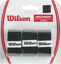 Wilson Overgrip Pro Soft Overgrip Schwarz 3 Stück