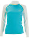 Vaquita UPF 50+ Women Long Sleeve Sun Protection Shirt Blue