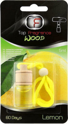 Top Fragrance Κρεμαστό Αρωματικό Υγρό Αυτοκινήτου Wood Lemon 5ml