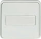 Hager Cubyko Complete Wall Push Bell Button wit...