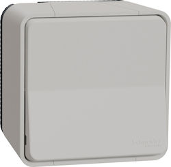Schneider Electric Mureva Styl Staircase Push Button With IP55 Frame White