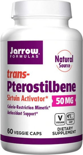 Jarrow Formulas Pterostilbene 50mg Alte Suplimente Alimentare 60 Capsule Pe Bază De Plante