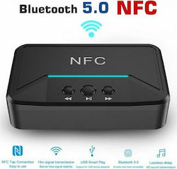 Andowl Q-T92 NFC v5.0 Bluetooth 5.0 Receiver με θύρες εξόδου 3.5mm Jack / USB / RCA και NFC