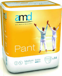 AMD Incontinence Extra Incontinence Underwear Medium 14pcs