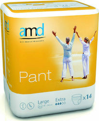 AMD Incontinence Extra Incontinence Underwear Large 14pcs