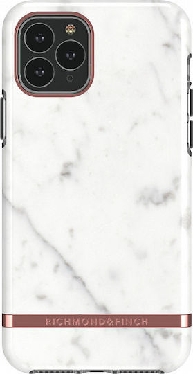 Richmond & Finch White Marble Back Cover Πλαστικό Λευκό (iPhone 11 Pro Max)