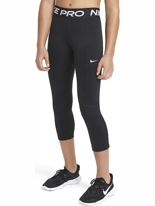 Nike Kids Legging Sports Capri Dri-Fit Black Pro DA1026-010