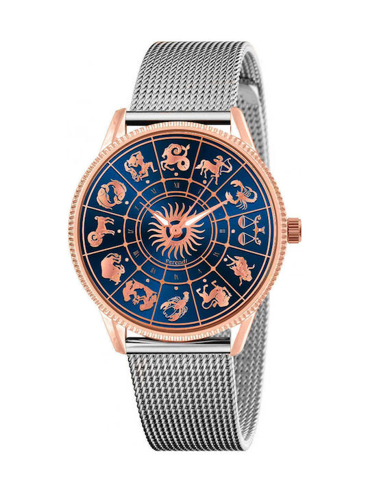 Ferendi Sidereal Uhr mit Silber Metallarmband