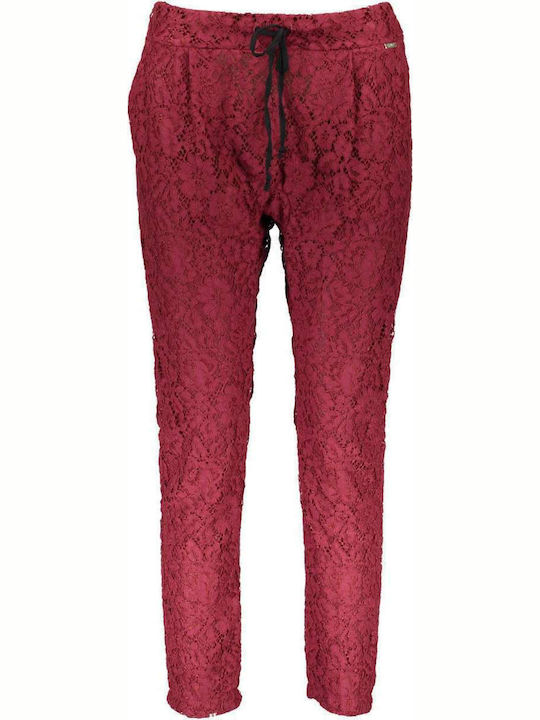 Liu Jo Women's Fabric Trousers Red Z65088J9007-92025