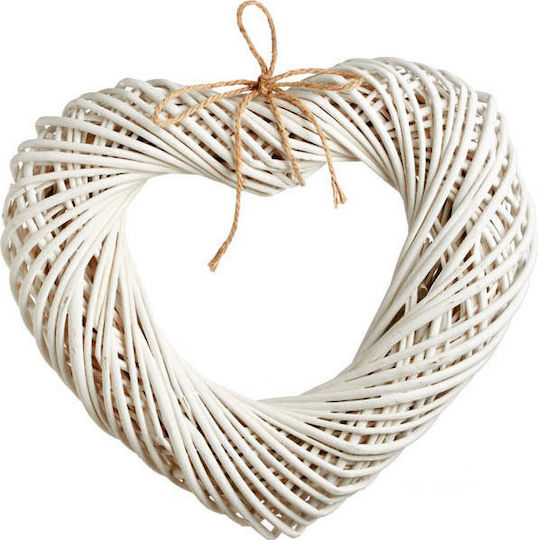 JK Home Decoration Herz Aus Rattan 51x45x11cm 1 Stück