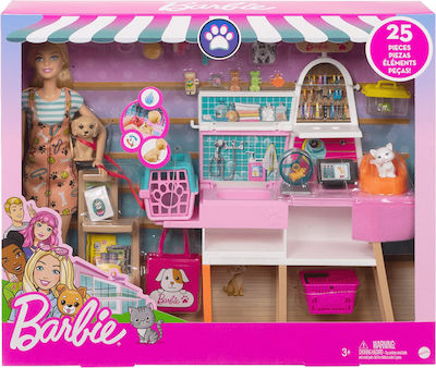 Barbie Μαγαζί για Κατοικίδια Set pentru 3++ Ani