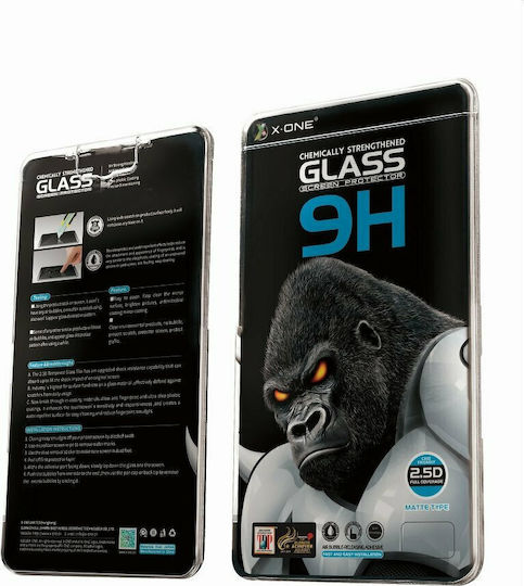 X-One Ματ Full Face Tempered Glass (iPhone 12 mini)