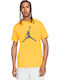Jumpman Αθλητικό T-shirt Κίτρινο