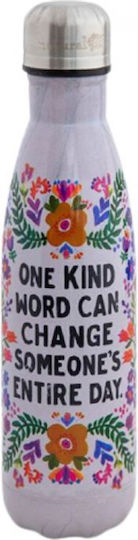 Natural Life Water Bottle Bottle Thermos Stainless Steel BPA Free 500ml Multicolour