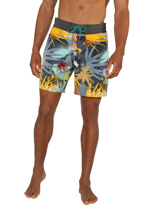 Lifton Herren Badebekleidung Bermuda Mehrfarbig Blumen