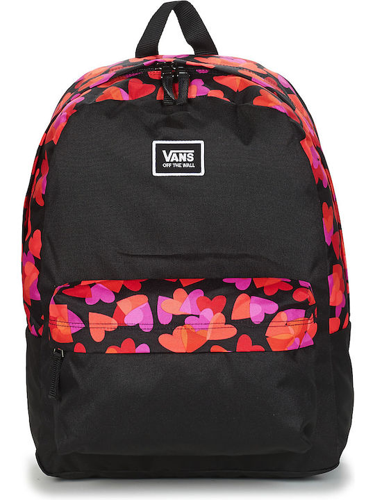 Vans Realm Classic B School Bag Backpack Junior High-High School in Black color