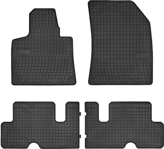 Frogum Σετ Μπροστινά και Πίσω Πατάκια 4τμχ για Citroen C4 Picasso 2013 Μαύρα