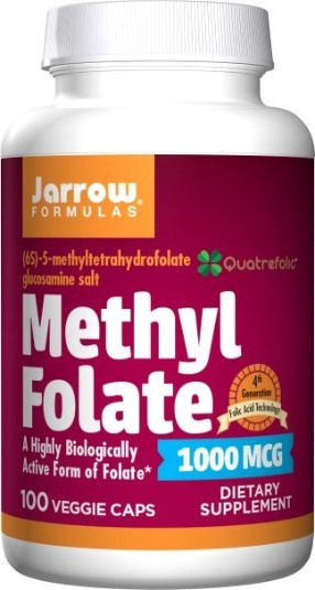 Jarrow Formulas Витамин В за здравето на Нервната система 1000mcg 100 вегетариански капсули