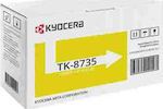 Kyocera TK-8735Y Toner Laser Εκτυπωτή Κίτρινο 40000 Σελίδων (1T02XNANL0)