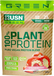 USN 100% Plant Protein Gluten & Lactose Free with Flavor Strawberry 900gr