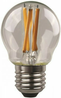 Eurolamp LED Lampen für Fassung E27 und Form G45 Warmes Weiß 806lm Dimmbar 1Stück