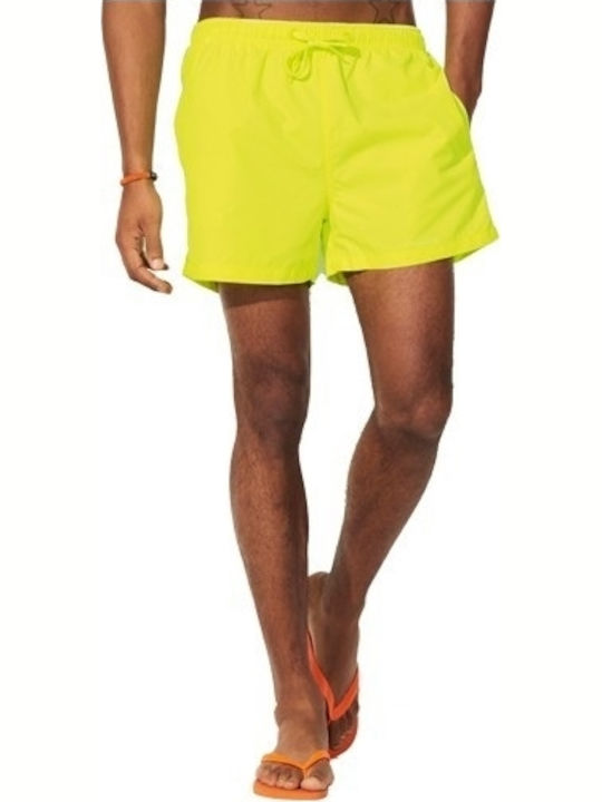 Sol's 01689 Men's Swimwear Shorts Neon Yellow