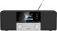 Technisat DigitRadio 3 Voice Tabletop Radio Electric DAB+ with Bluetooth and USB Black