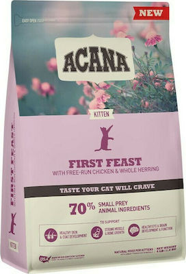 Acana Kitten First Feast Trockenfutter für junge Katzen mit Huhn 1.8kg