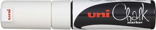 Uni-Ball Chalk Marker PWE-8K Marker White Blackboard Liquid Chalk for Fabric and Glass 8K