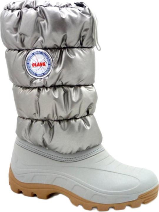 Olang Synthetic Leather Snow Boots Mina Gray