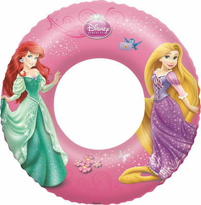 Bestway Disney Princess Kids' Swim Ring with Diameter 56cm. for 3-6 Years Old Pink Disney Princess