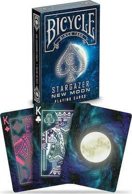 Bicycle Stargazer New Moon Spielkarten Schwarz