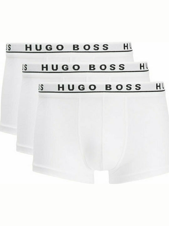 Hugo Boss Ανδρικά Μποξεράκια Λευκά 3Pack
