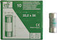 Adeleq Φυσίγγια Πορσελάνης Κυλινδρικά 22x58mm 16Α