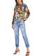 Dsquared2 Women's Jean Trousers with Rips in Boyfriend Fit